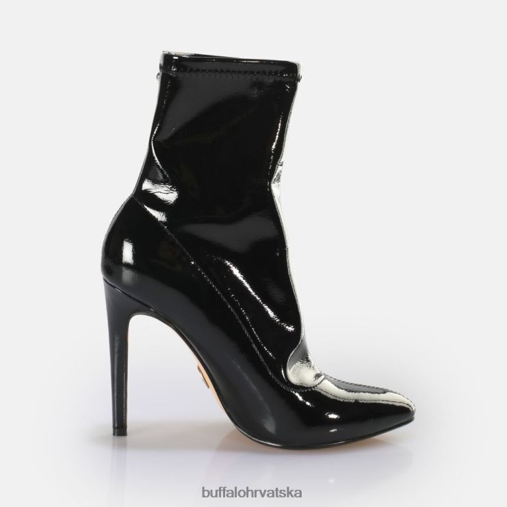 crno Buffalo marjorie sockboot čizme do sredine gležnja veganske |čizme TDD6T627